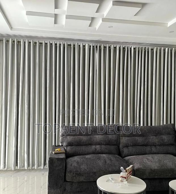 Silver Total Blackout Window Curtains - main view