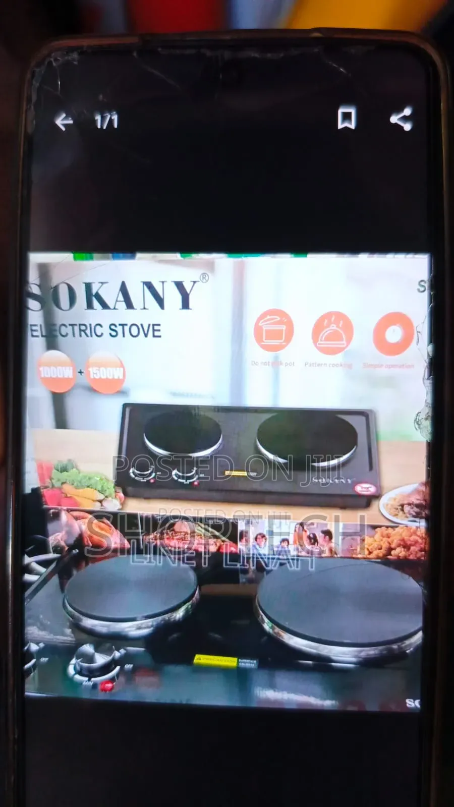 Sokany Hotplate Double