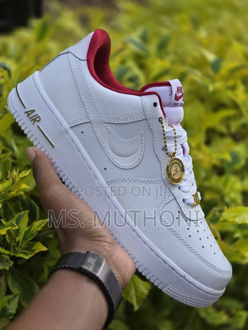 Airforce 1 Low White Red Size 36/45