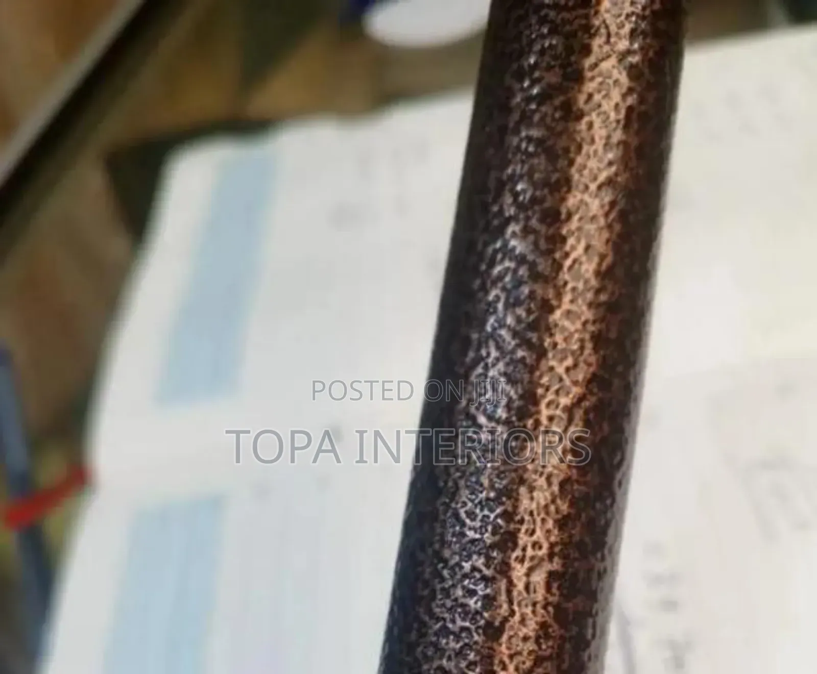 Strong Powder Coated Jua Kali Window Curtain Rods Pipe