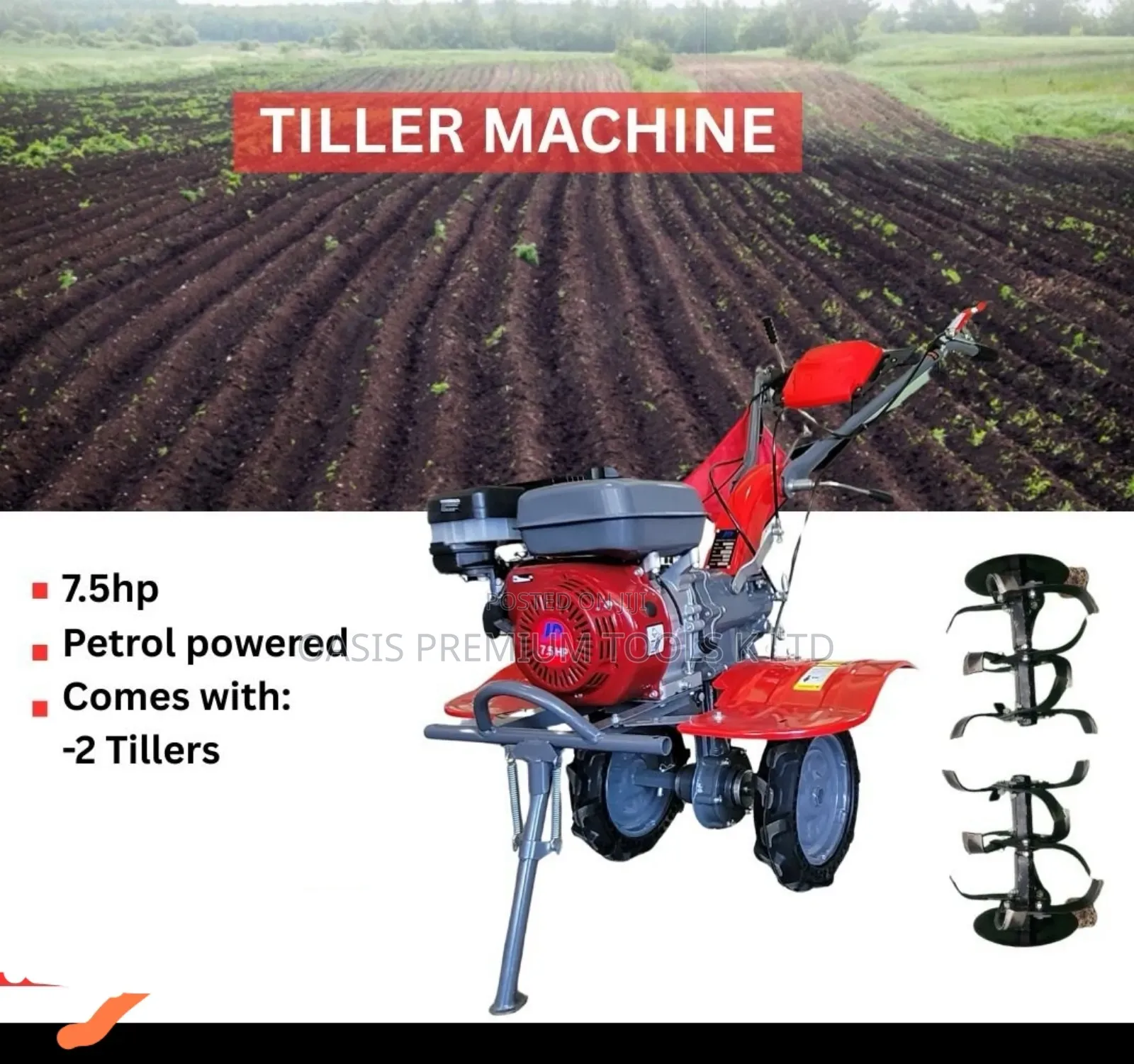 Walking Tractor Petrol 7.5hp