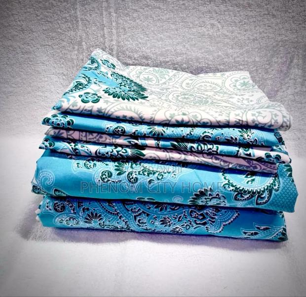 Elegant 6 Pc Printed Flat Bedsheets Available