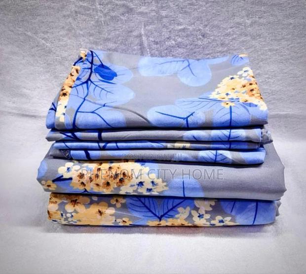 Heavy Printed 6 Pc Flat Bedsheets