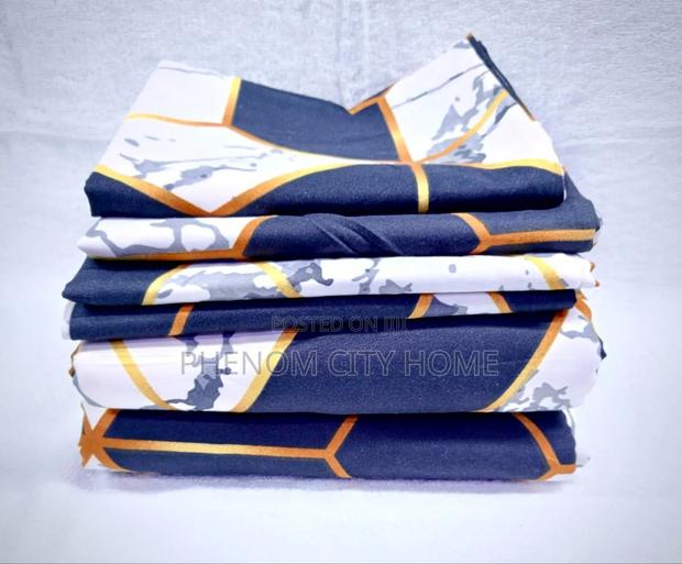 Luxurious Flat Printed 6 Pc Bedsheets - thumbnail 2