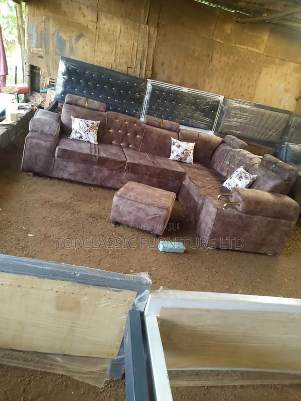 L Shaped 6seat With Normal Cushions - main view