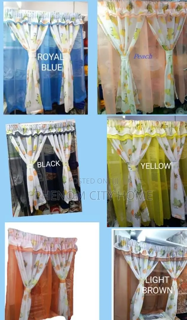Elegant Kitchen Window Curtains