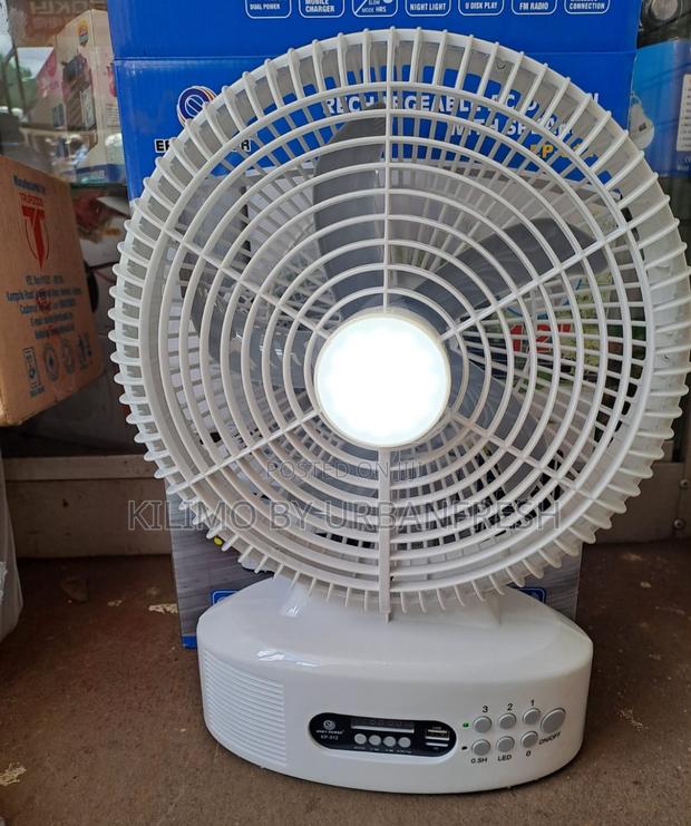 Solar Fan. Has Bluetooth , Memory Card , Fan, Lamp , Radio. - thumbnail 3