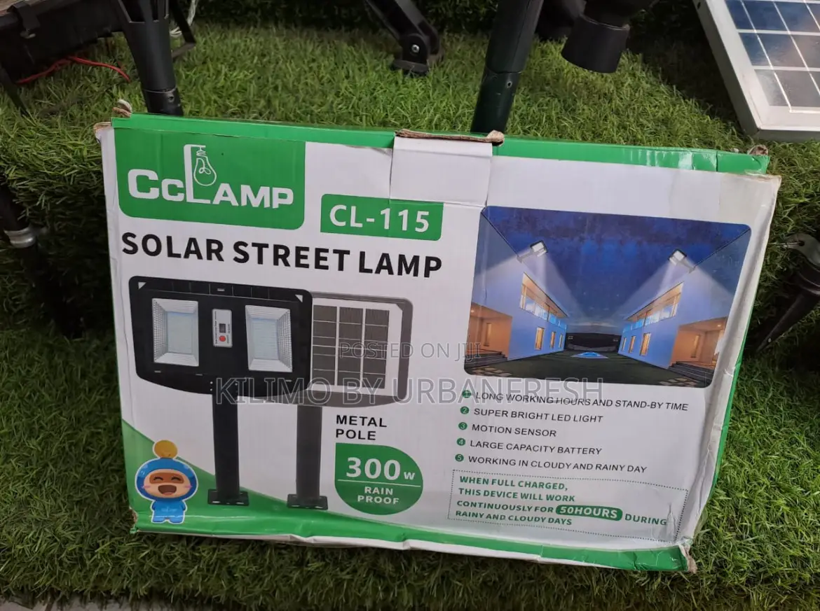 300watts , 50 HRS Solar Street Lamp Rain Proof.