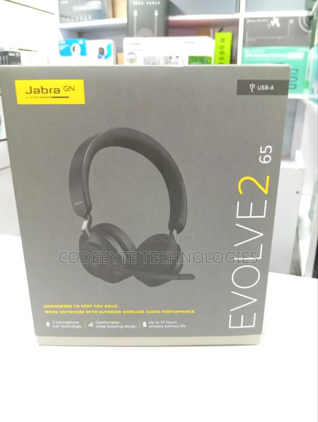 Brand New Evolve2 65 Stereo Jabra Headset - thumbnail 3