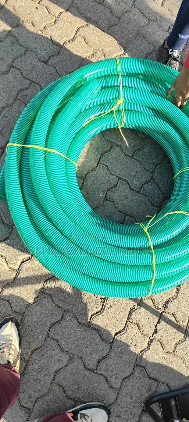 Heavy Duty 2inch Green Braided Suction Hose - thumbnail 2