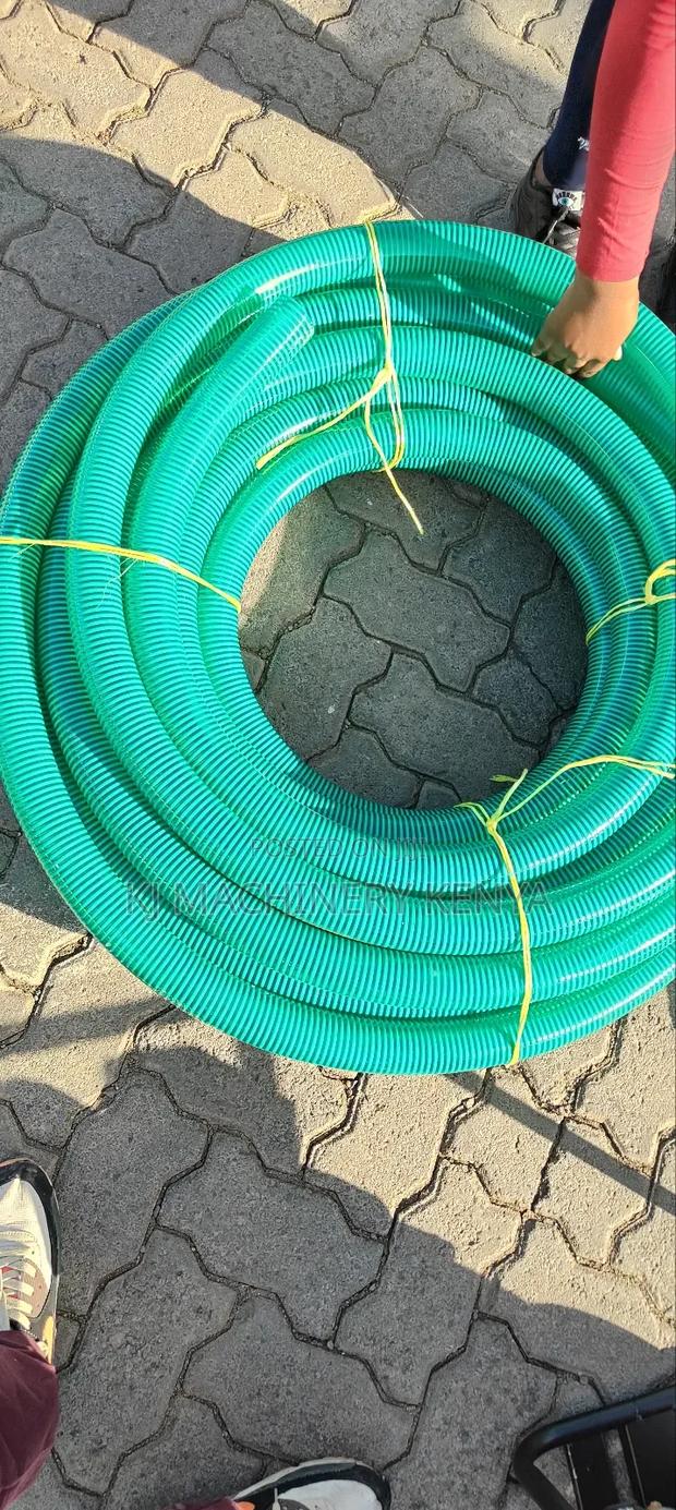 Heavy Duty 2inch Green Braided Suction Hose - thumbnail 3