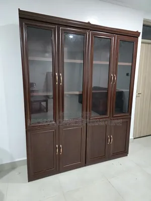 Executive Mahogany Finish Filing Cabinet