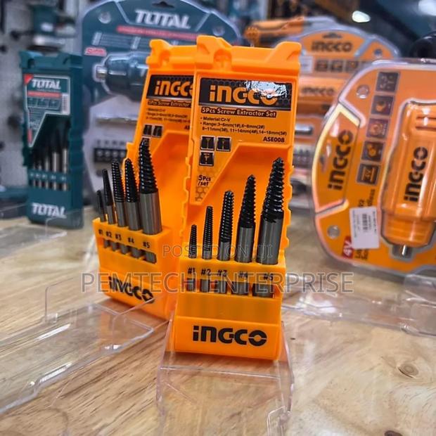 5pcs Ingco Screw Extractor Set - thumbnail 4