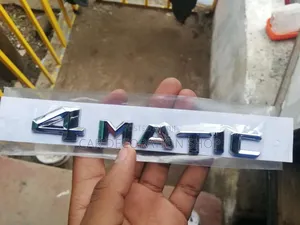 4matic Chrome Letter Badge