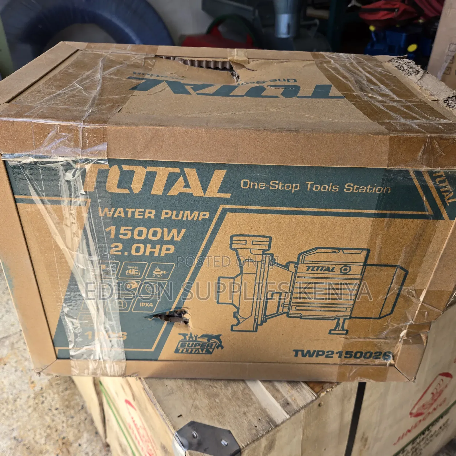 2hp Booster Water Pump Total Centrifugal Pump 2.0hp 1500watt