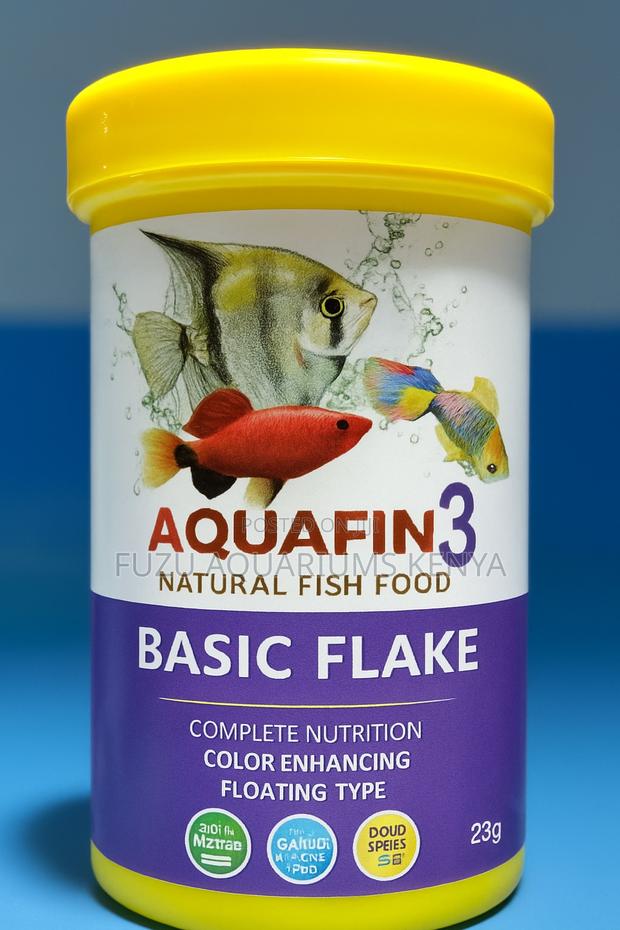 Premium Aquafin 3 Basic Flake Fish Food - 22g - main view