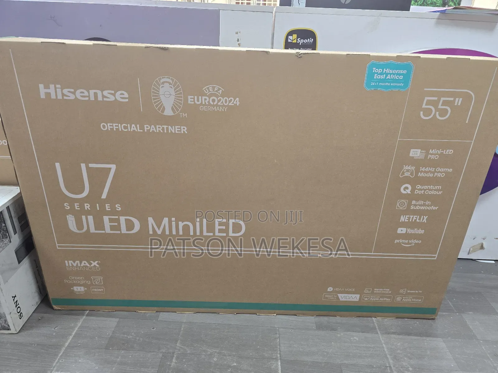 Hisense 55u7n 55 Inch Mini-Led Uled TV Smart 144hz