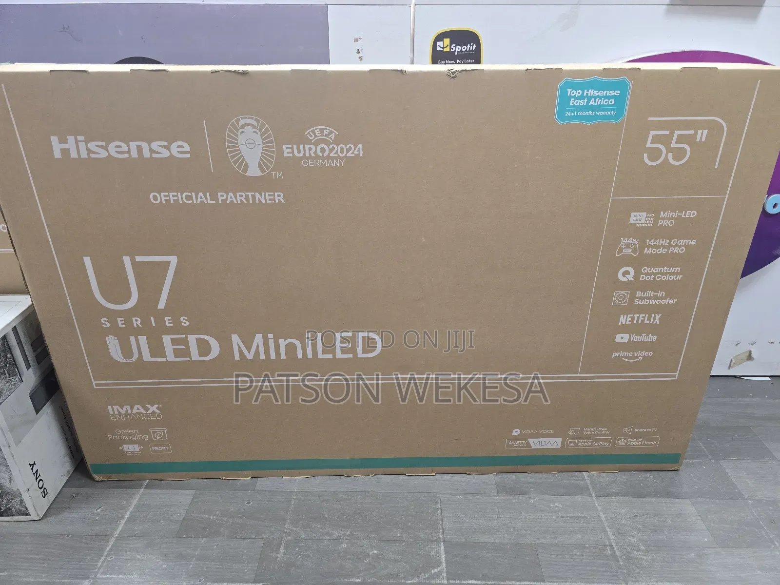 Hisense 55u7n 55 Inch Mini-Led Uled TV Smart 144hz