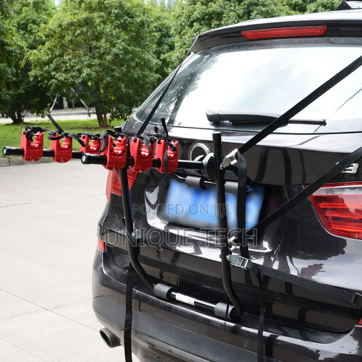 Portable 3-Bike Rear Car Rack