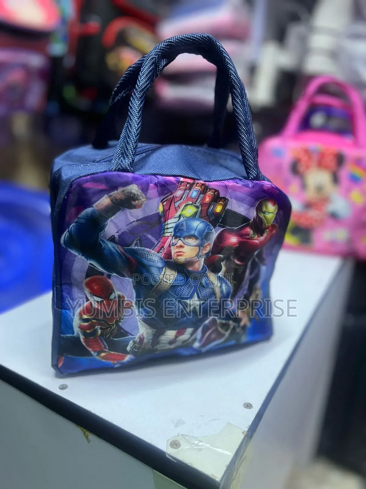 Captain America Kid's Cartoon Themed Insulated Lunch Bag