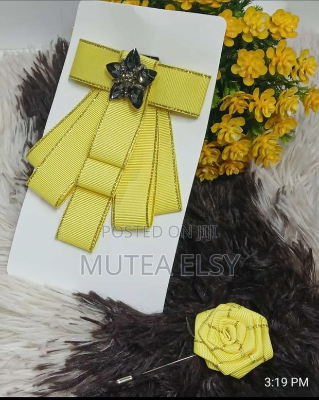 Yellow French Bowtie Sets - main view