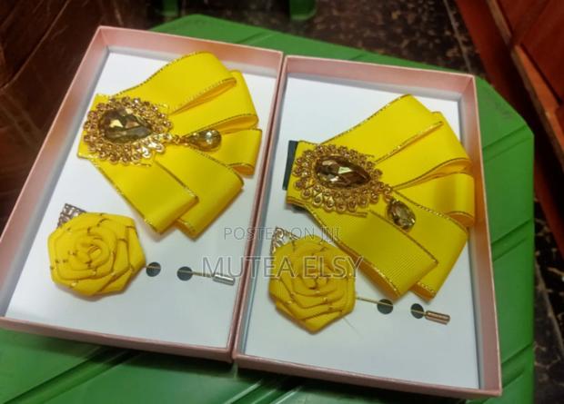 Yellow French Bowtie Sets - thumbnail 3