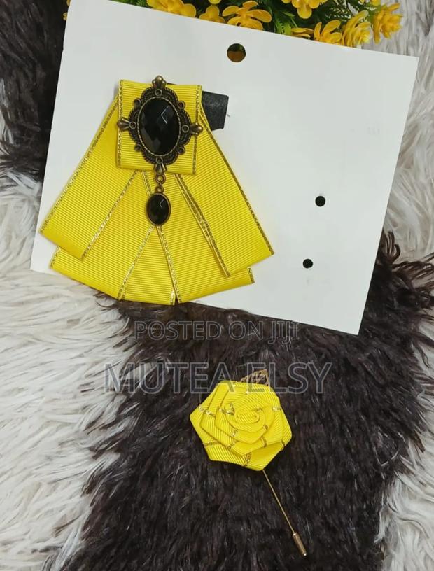 Yellow French Bowtie Sets - thumbnail 4
