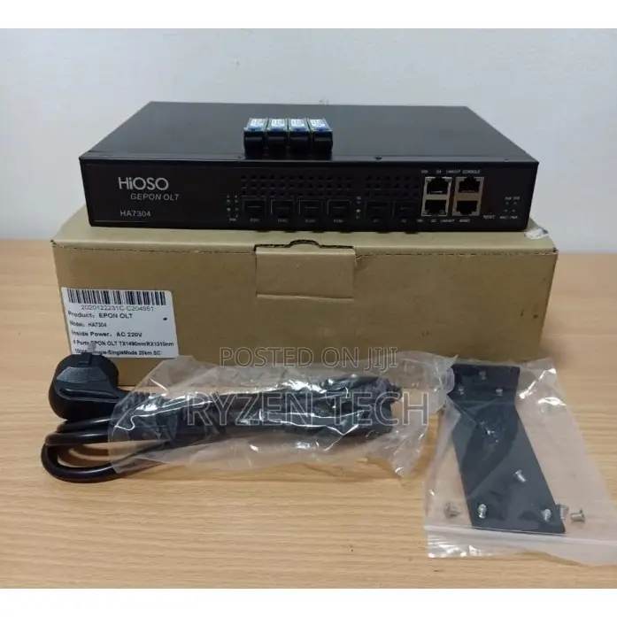 Hioso Ha7304 Olt Epon 4 Port + 4 SFP Px20++