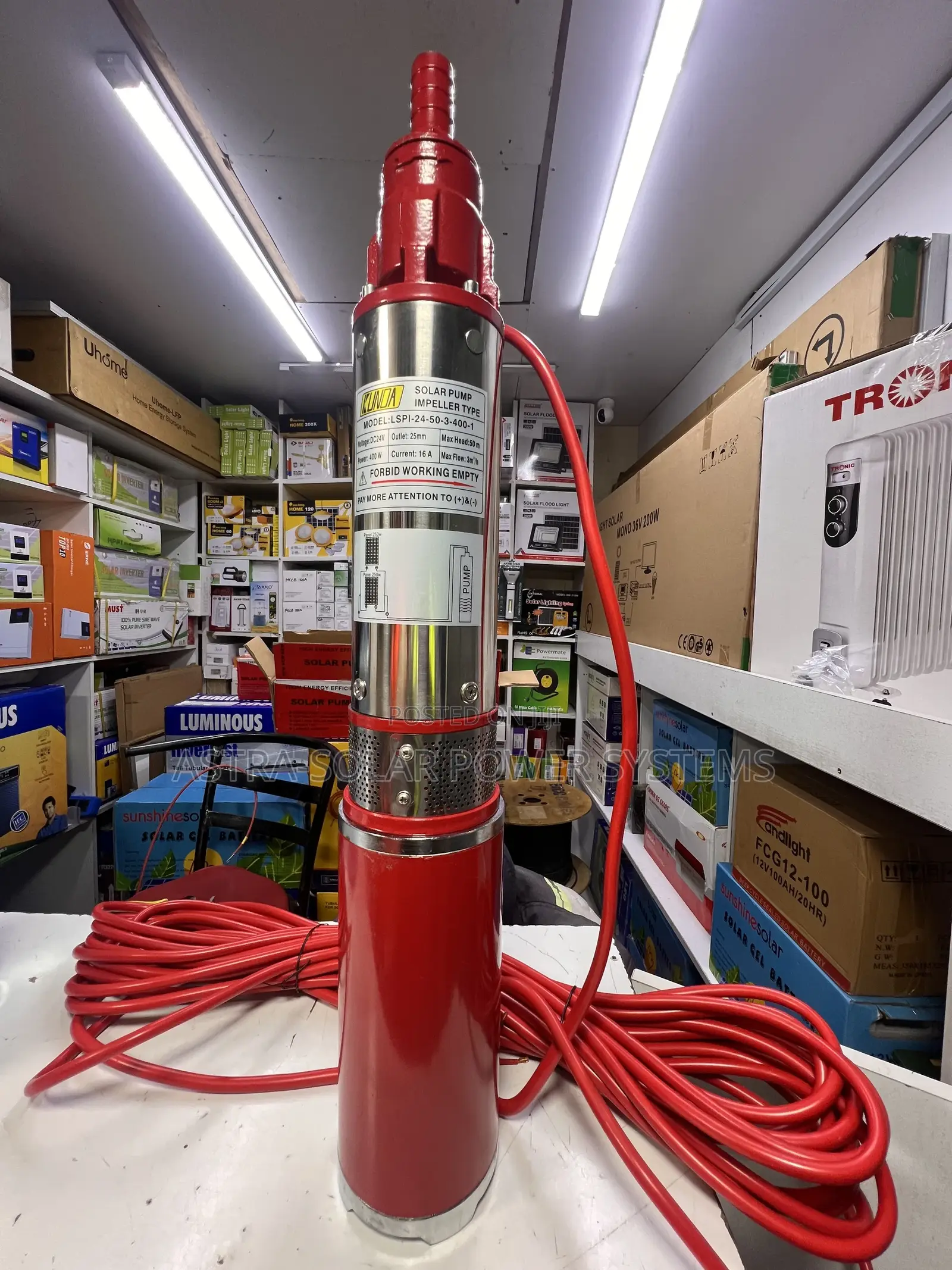 50m Submersible Pump 400w 24v