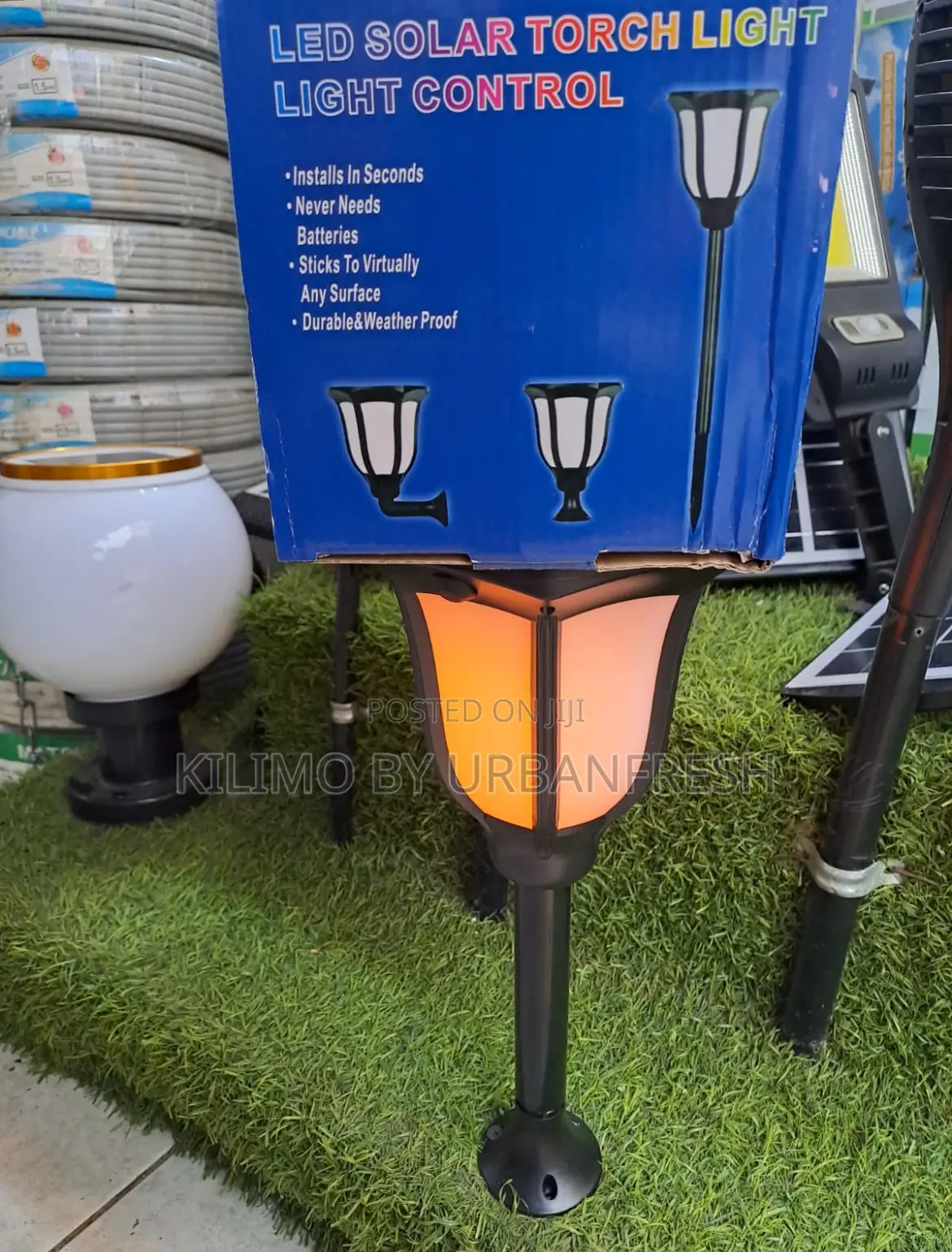 3 in 1 Solar Flame Light