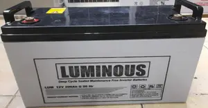 200ah 12v Luminous Solar Battery