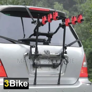 Heavy-Duty 3-Bike Carrier Rack With Strong Tie-Down Straps