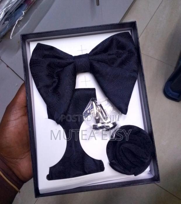 Red Black Butterfly Bowtie Sets - thumbnail 2