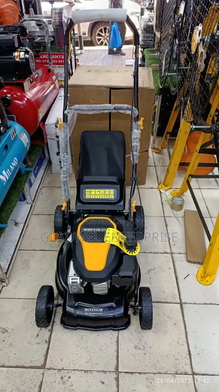 Approved Windsor Uk Gasoline Lawn Mower 2700cc 3hp
