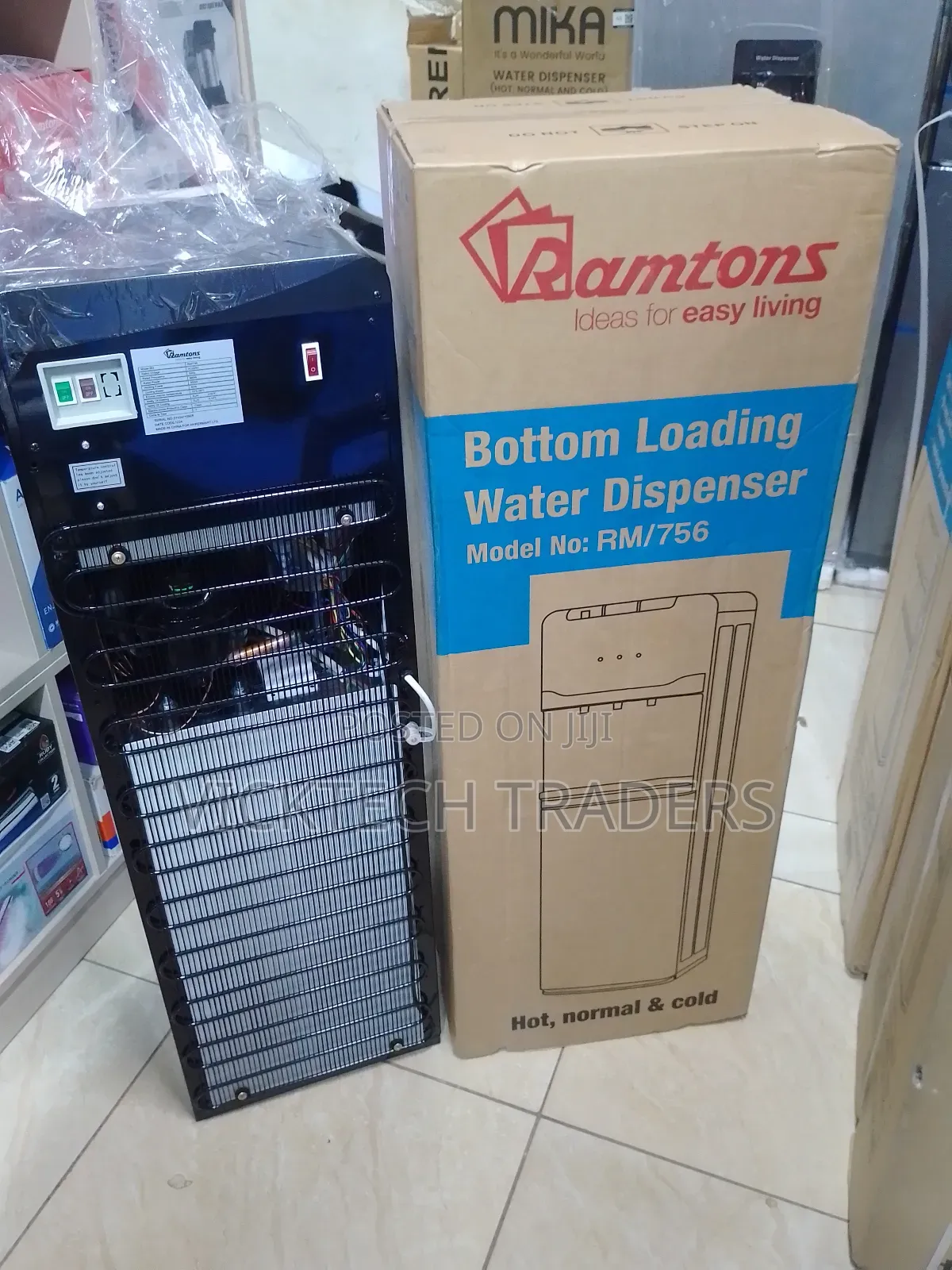 Dispenser, Ramtons Hot, Normal,Cold Bottom Load +Compressor
