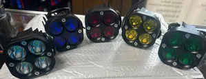 2pc Colored 4led Fog Light in Green,Blue,Red,Clear