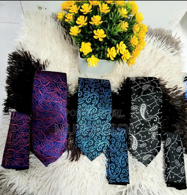Furschia Blue Executive Tie Sets - main view
