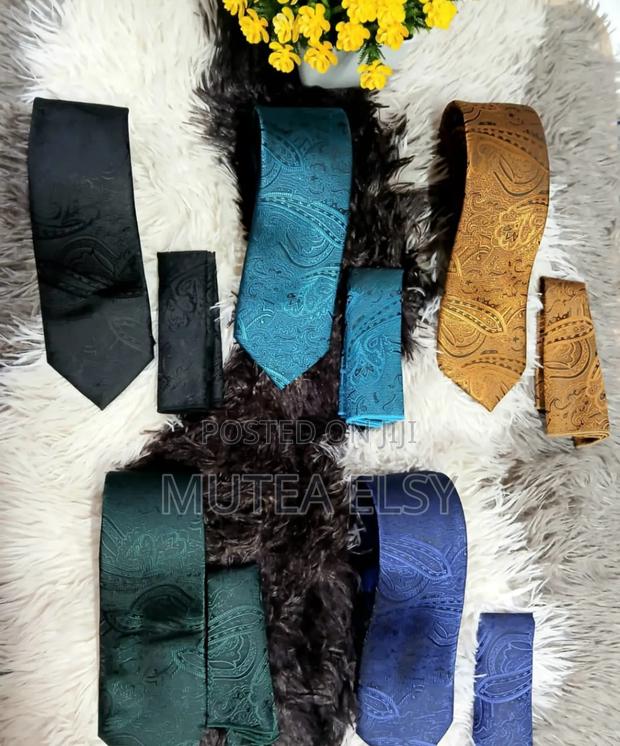 Black,Green Gold Executive Tie Sets - thumbnail 3