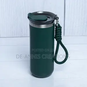Dark Green Travel Coffee Mug