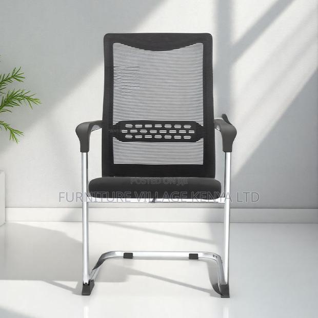 Office Chairs:Modern Mesh Reception Lounge Chair For Office - main view