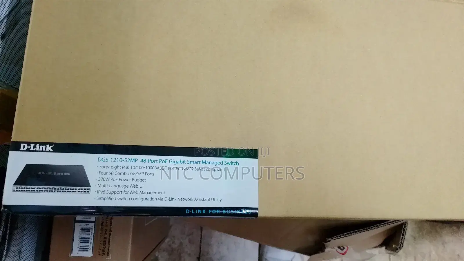 Dlink DGS-1210-52mp 48-Portbaset Poe + 4 Gigabit