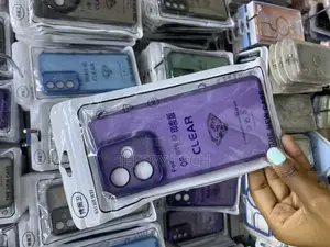 Aqggiixy Purple Clear Case Hard Tpu Case Oppo A3