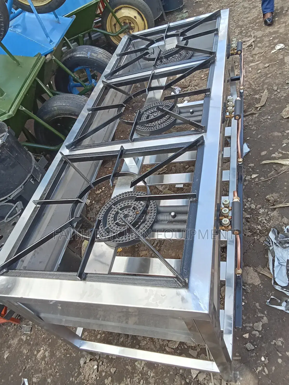 3 Rings Three Burner Stainless