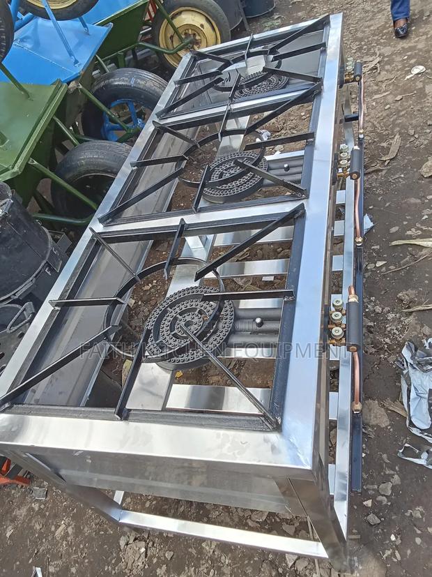 3 Rings Three Burner Stainless