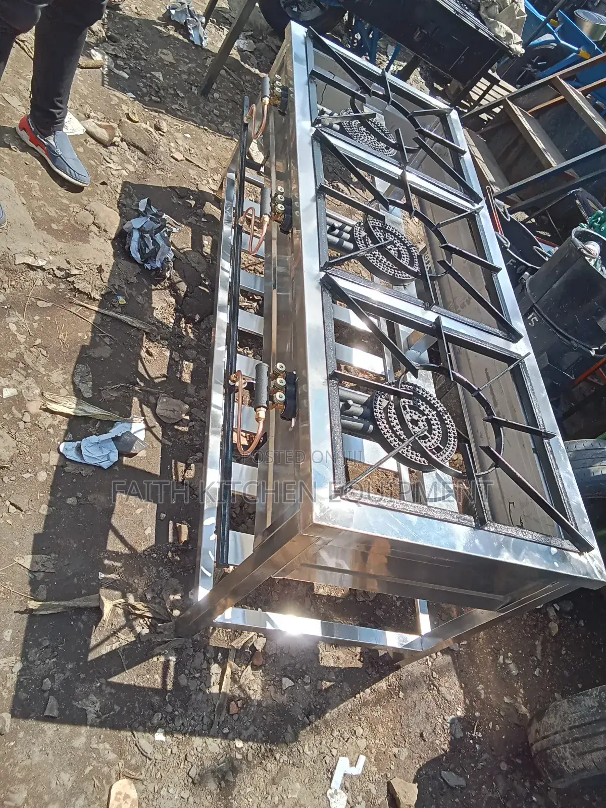 3 Rings Three Burner Stainless