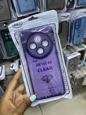 Kainevy Xiaomi Redmi 14c 4g Purple Clear Transparent Case