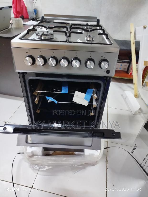 Beko Standing Cooker 50×60cm 3 Gas 1 Electric