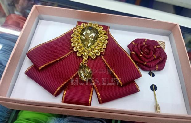 Maroon French Bowties Sets - main view