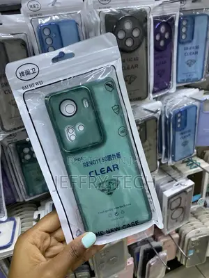 Ziria Oppo Reno 11 5g Case Green Transparent Shockproof