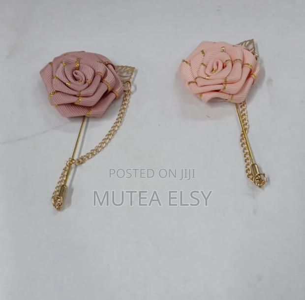 Soft Pink Lapel Chains - main view